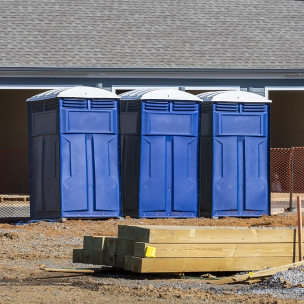 are there any restrictions on where i can place the porta potties during my rental period in Front Royal VA